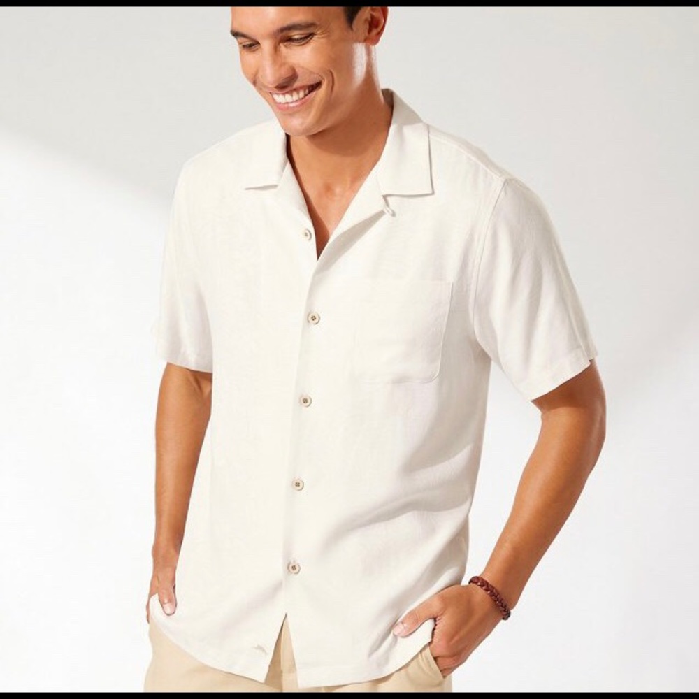 Tommy Bahama Silk Camp Shirt